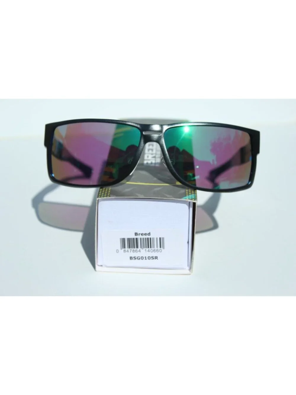 BREED Stratus POLARIZED Sunglasses Gunmetal Aluminum/Green NEW $185 BSG010SR